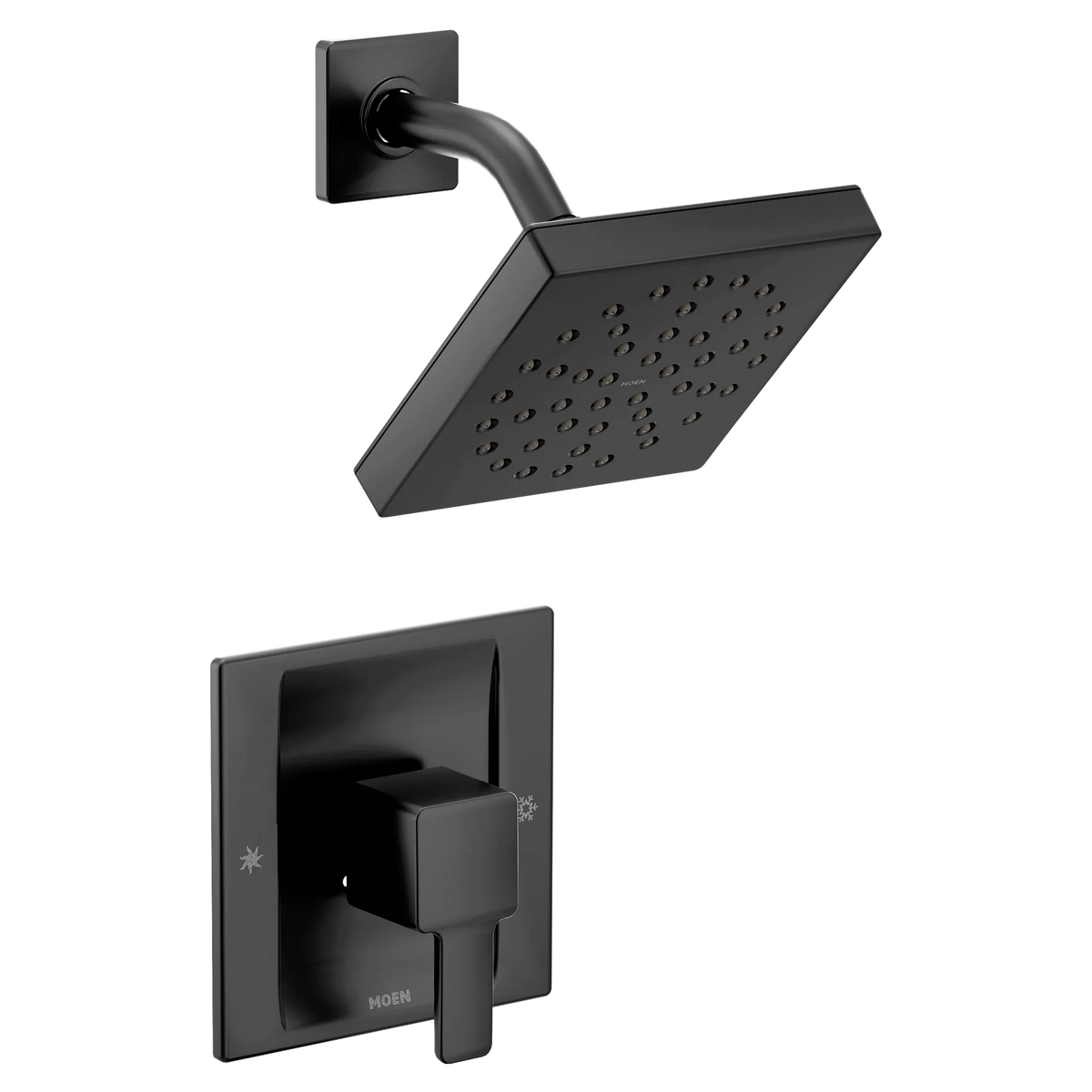 MOEN TS2712EPBL 90 Degree Posi-Temp Shower Only - Matte Black