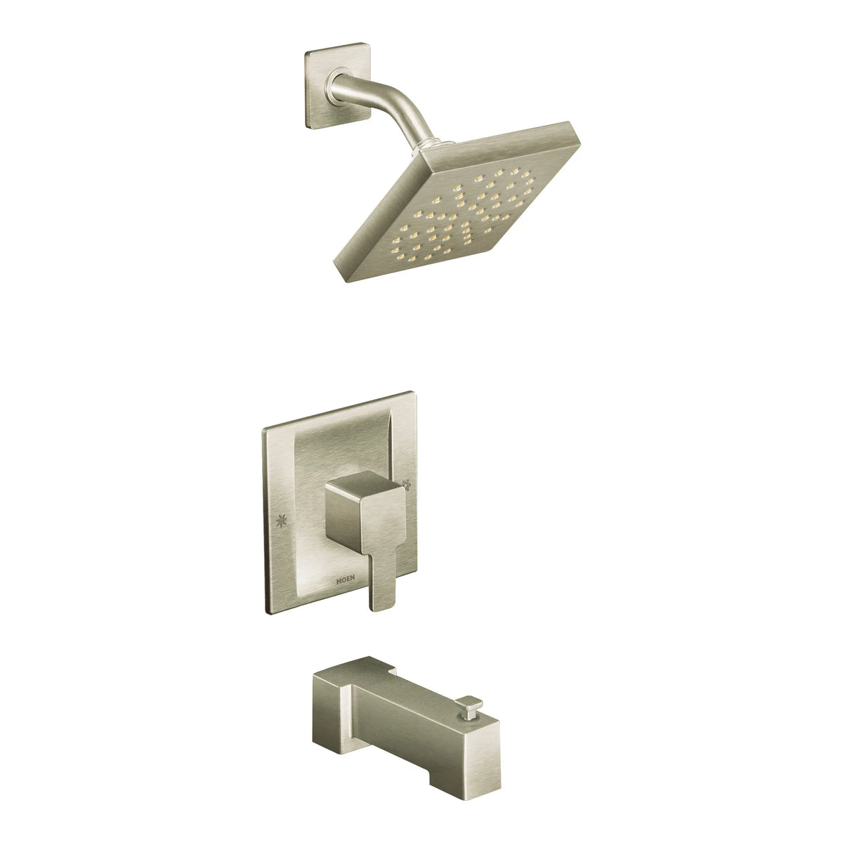MOEN TS2713EPBN 90 Degree Posi-Temp Eco-Performance Tub/Shower - Brushed Nickel