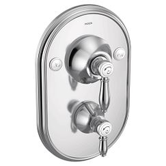 MOEN TS32100 Weymouth Posi-Temp with Diverter Tub/Shower Valve Only - Chrome