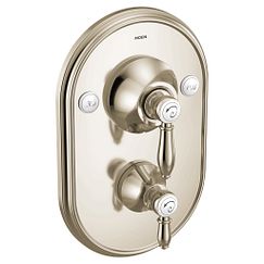 MOEN TS32100NL Weymouth Posi-Temp with Diverter Tub/Shower Valve Only - Polished Nickel
