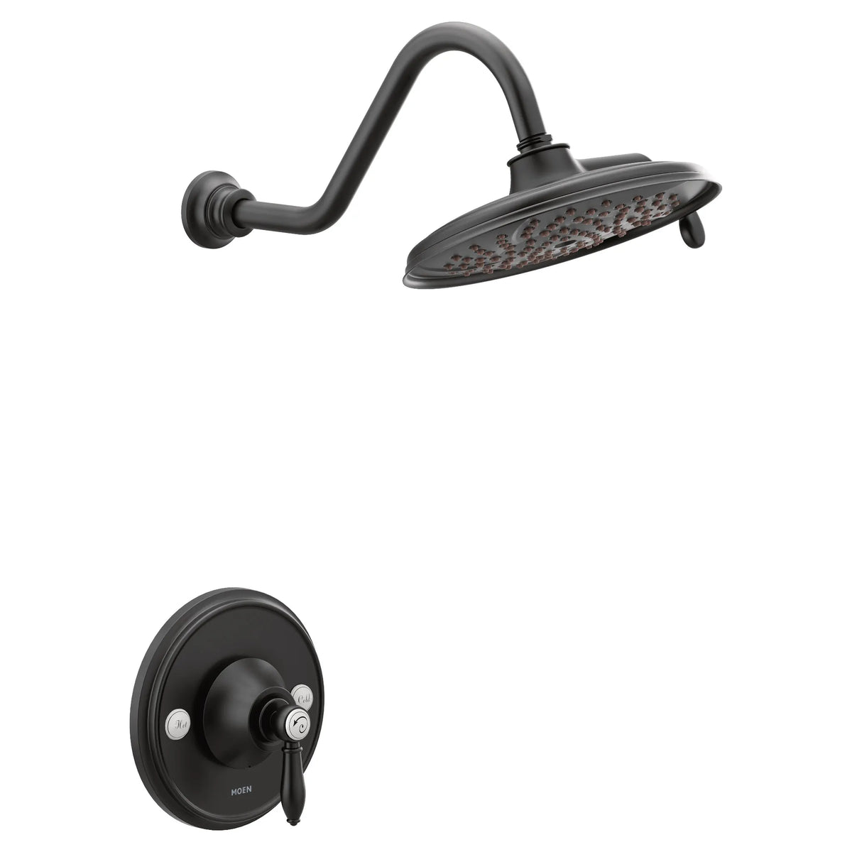 MOEN TS32102BL Weymouth Posi-Temp Shower Only - Matte Black