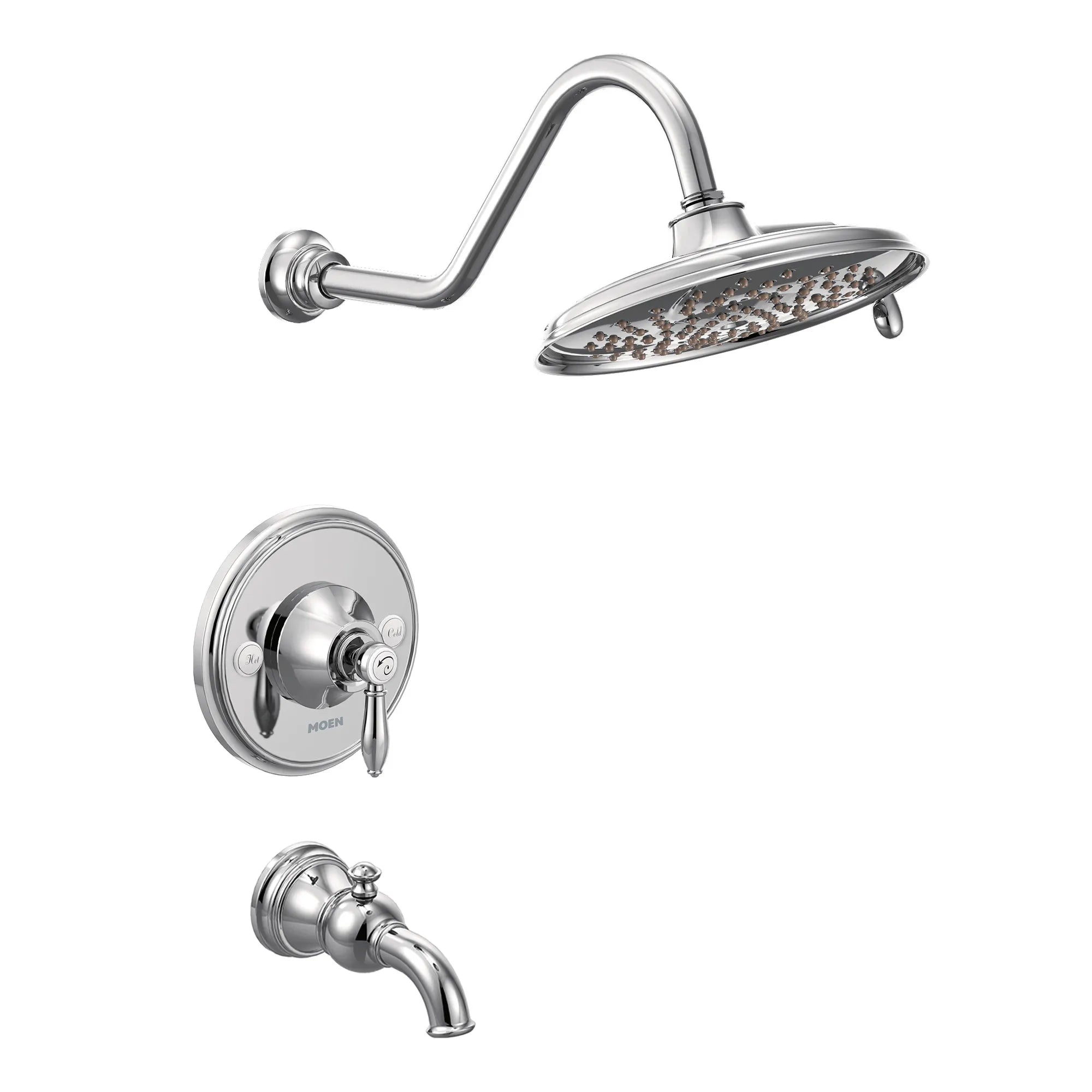 MOEN TS32104EP Weymouth Posi-Temp Eco-Performance Tub/Shower - Chrome