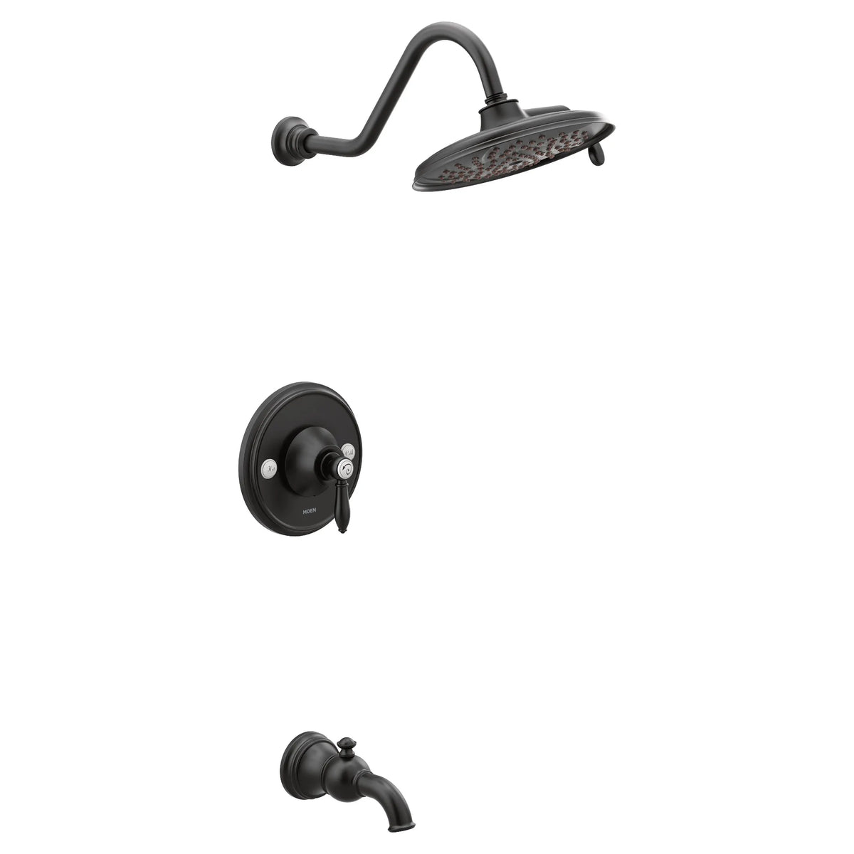 MOEN TS32104EPBL Weymouth Eco-Performance Tub/Shower - Matte Black