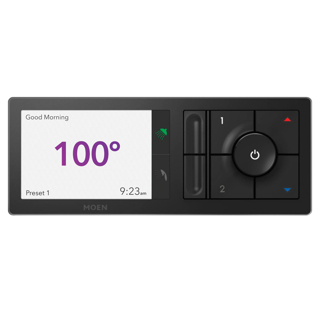 MOEN TS3302BL Smart Shower 2-Outlet Shower Controller - Matte Black