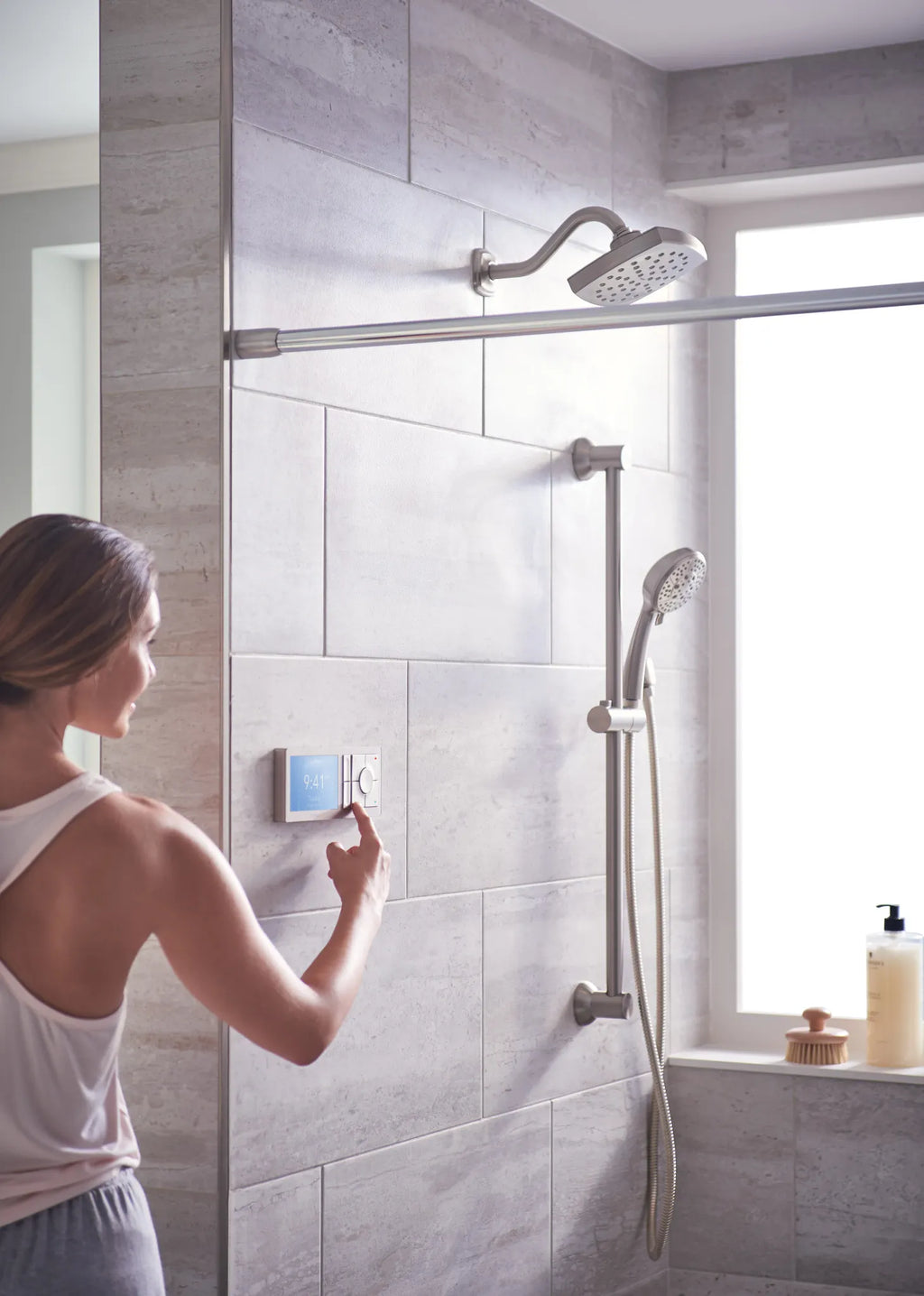 MOEN TS3302TB Smart Shower 2-Outlet Shower Controller - Terra Beige