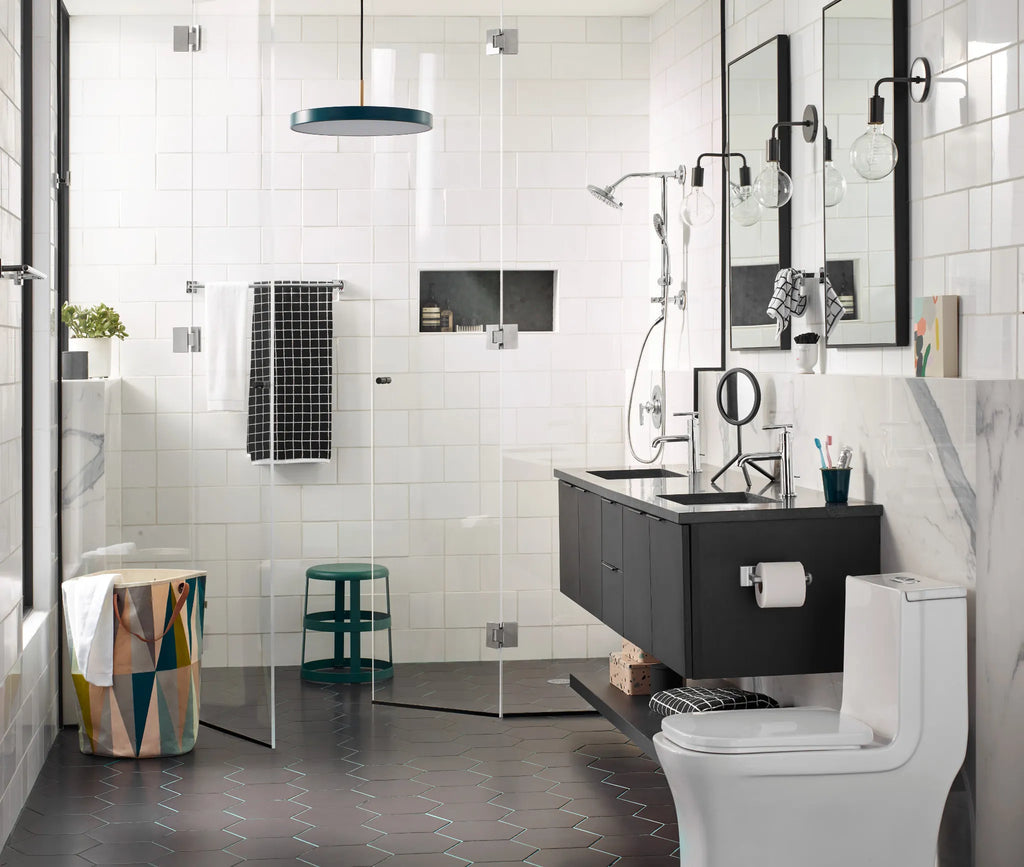 MOEN BP1822BL Triva  24" Double Towel Bar In Matte Black