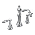 MOEN TVS42108 Weymouth Two-Handle High Arc Bathroom Faucet - Chrome