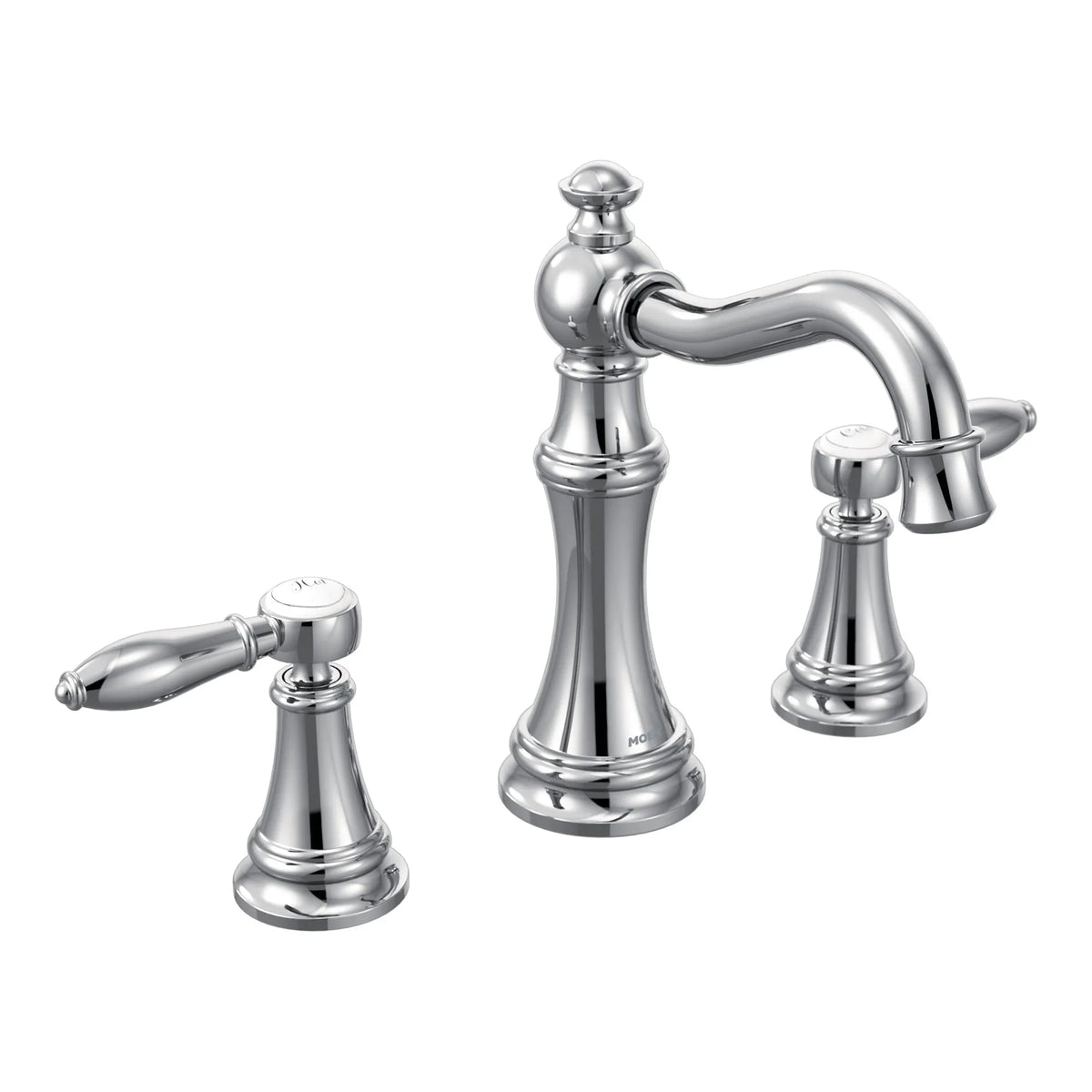 MOEN TS42108 Weymouth Two-Handle High Arc Bathroom Faucet - Chrome