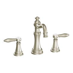 MOEN TS42108BN Weymouth  Two-Handle Bathroom Faucet In Brushed Nickel