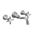 MOEN TS42112 Weymouth Two-Handle High Arc Wall Mount Bathroom Faucet - Chrome