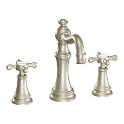 MOEN TS42114BN Weymouth  Two-Handle Bathroom Faucet In Brushed Nickel