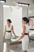 MOEN TS43002 Arris Two-Handle Low Arc Bathroom Faucet - Chrome