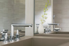 MOEN TS43002 Arris Two-Handle Low Arc Bathroom Faucet - Chrome