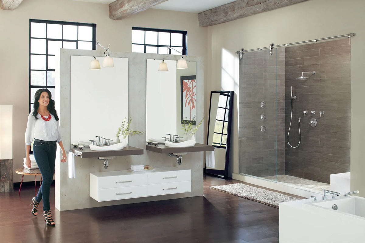 MOEN TS93003 Arris Two-Handle Roman Tub Faucet - Chrome