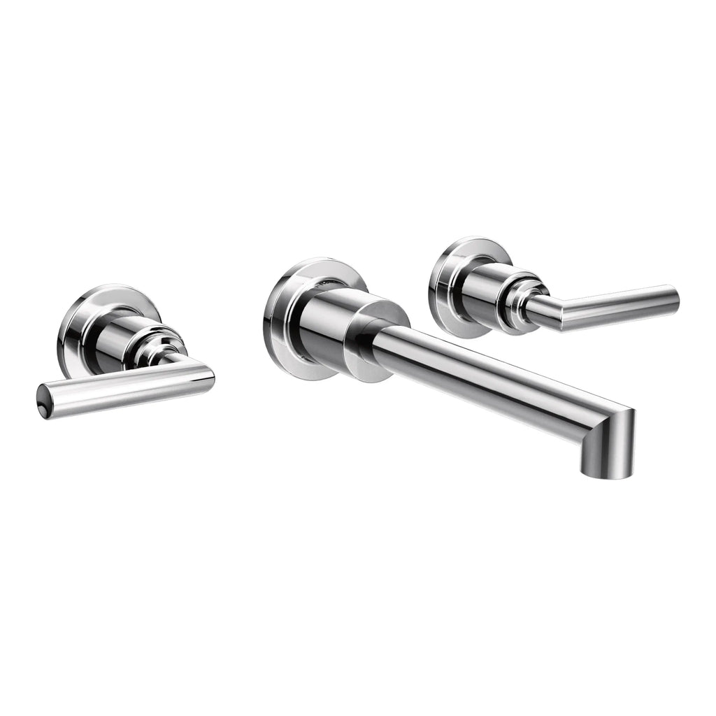 MOEN TS43003 Arris Two-Handle Wall Mount Bathroom Faucet - Chrome