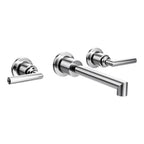 MOEN TS43003 Arris Two-Handle Wall Mount Bathroom Faucet - Chrome