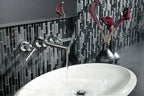MOEN TS43003 Arris Two-Handle Wall Mount Bathroom Faucet - Chrome