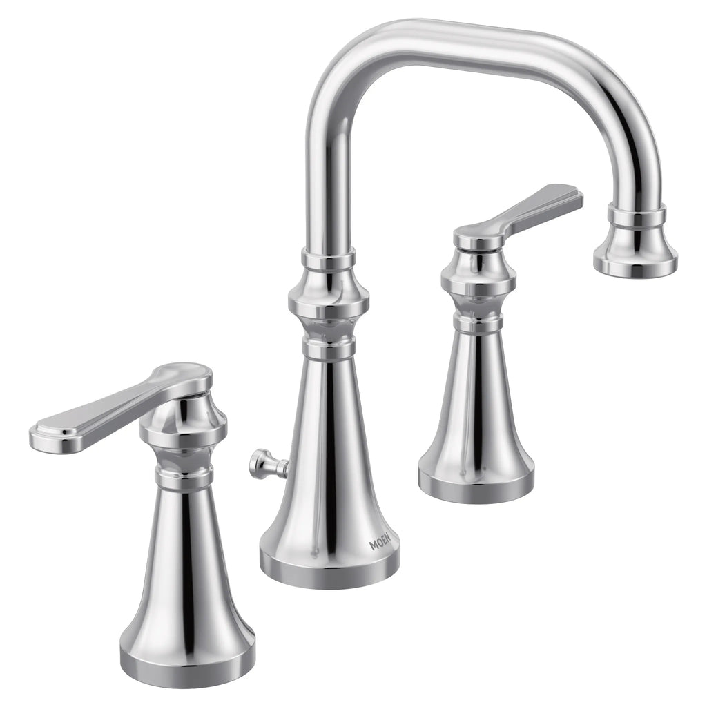 MOEN TS44102 Colinet Two-Handle High Arc Bathroom Faucet - Chrome