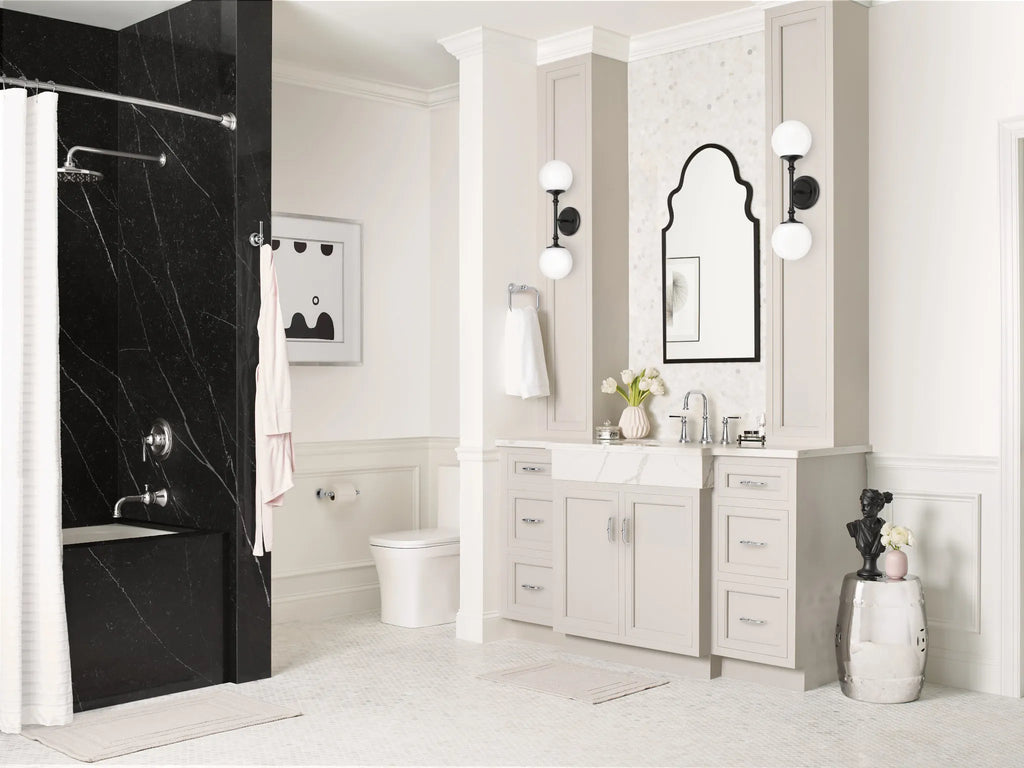 MOEN TS44102BL Colinet Two-Handle High Arc Bathroom Faucet - Matte Black