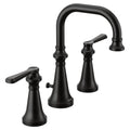 MOEN TS44102BL Colinet Two-Handle High Arc Bathroom Faucet - Matte Black