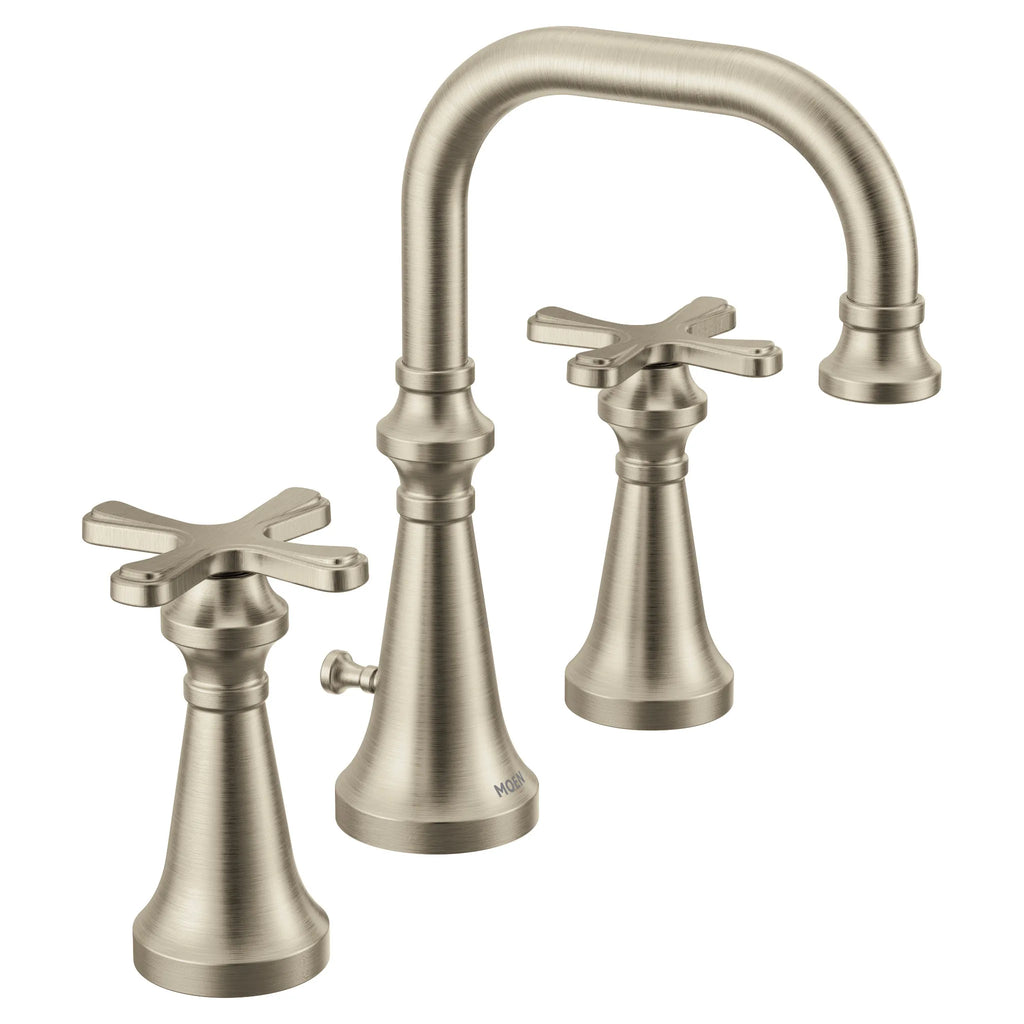 MOEN TVS44103BN Colinet Two-Handle High Arc Bathroom Faucet - Brushed Nickel