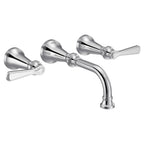 MOEN TS44104 Colinet Two-Handle Wall Mount Bathroom Faucet - Chrome