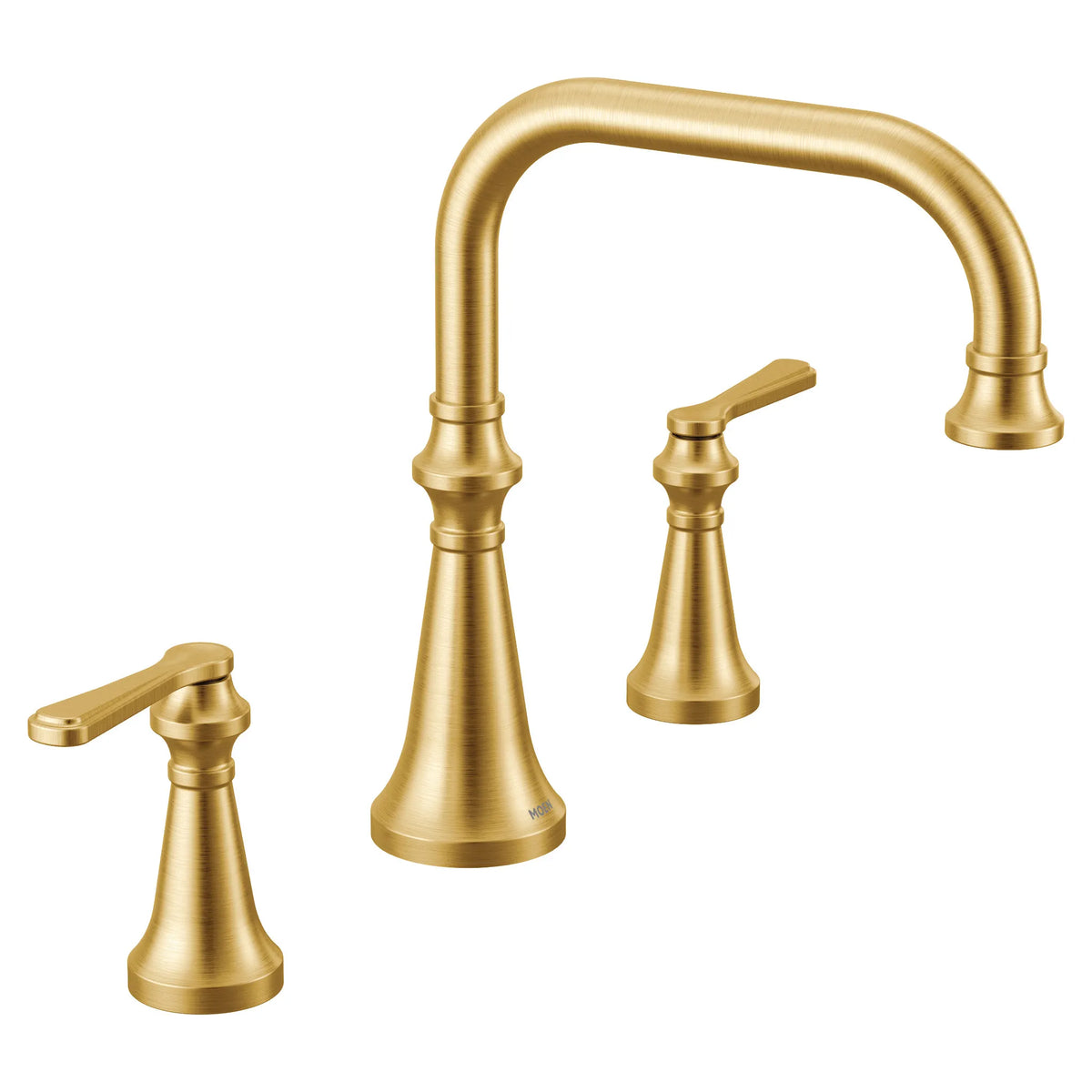 MOEN TS44503BG Colinet Two-Handle High Arc Roman Tub Faucet - Brushed Gold