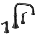 MOEN TS44503BL Colinet Two-Handle High Arc Roman Tub Faucet - Matte Black