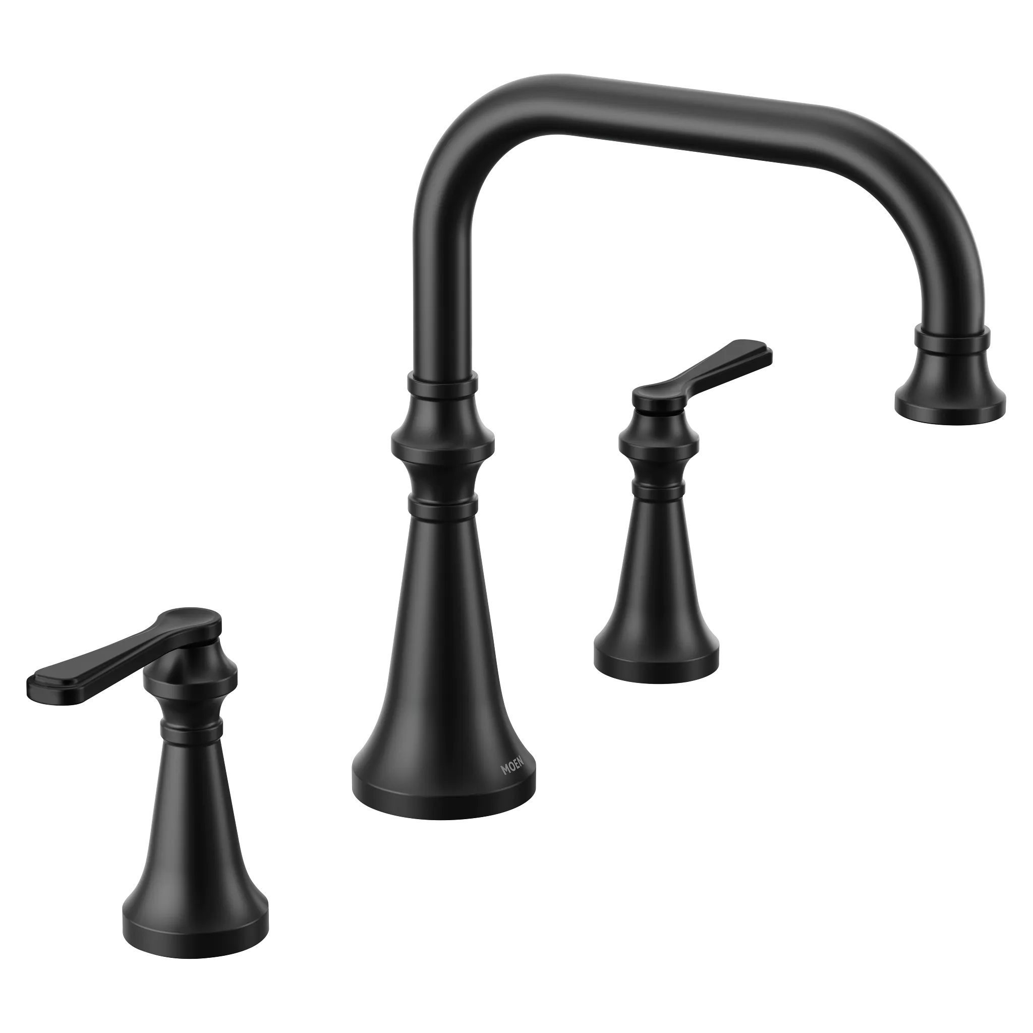 MOEN TS44503BL Colinet Two-Handle High Arc Roman Tub Faucet - Matte Black
