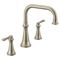 MOEN TS44503BN Colinet Two-Handle High Arc Roman Tub Faucet - Brushed Nickel