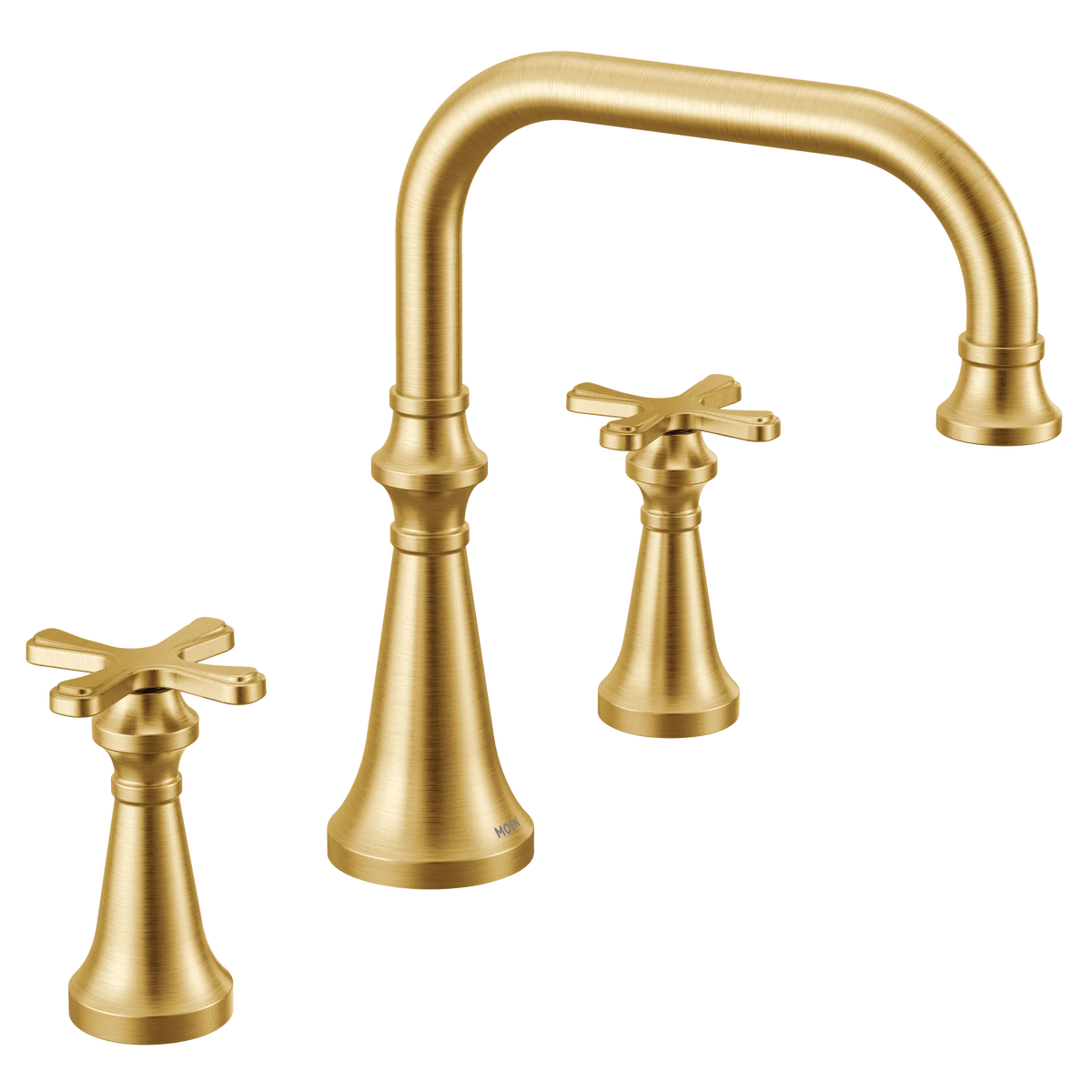 MOEN TS44505BG Colinet Two-Handle High Arc Roman Tub Faucet - Brushed Gold