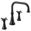 MOEN TS44505BL Colinet Two-Handle High Arc Roman Tub Faucet - Matte Black
