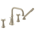 MOEN TS44506BN Colinet Two-Handle High Arc Roman Tub Faucet - Brushed Nickel