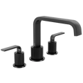 MOEN TS578BL Cambium Two-Handle High Arc Roman Tub Faucet - Matte Black