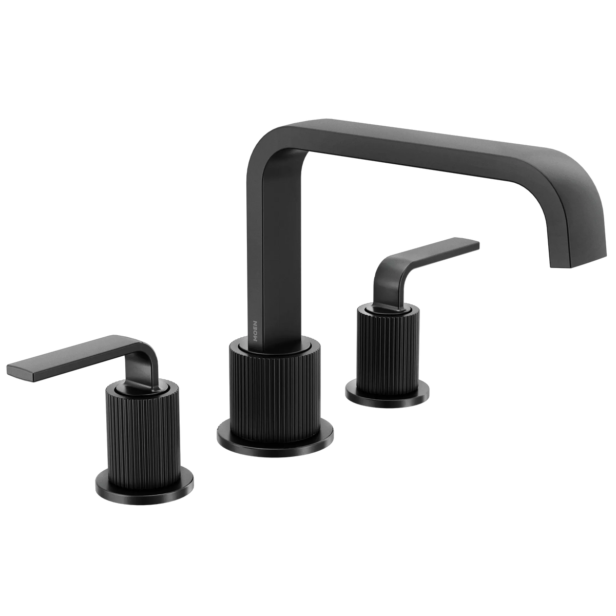 MOEN TS578BL Cambium Two-Handle High Arc Roman Tub Faucet - Matte Black