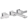 MOEN TS6731 90 Degree Two-Handle Wall Mount Bathroom Faucet - Chrome
