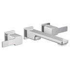MOEN TS6731 90 Degree Two-Handle Wall Mount Bathroom Faucet - Chrome