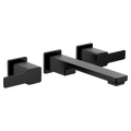 MOEN TS6731BL 90 Degree Two-Handle Wall Mount Bathroom Faucet - Matte Black