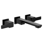MOEN TS6731BL 90 Degree Two-Handle Wall Mount Bathroom Faucet - Matte Black