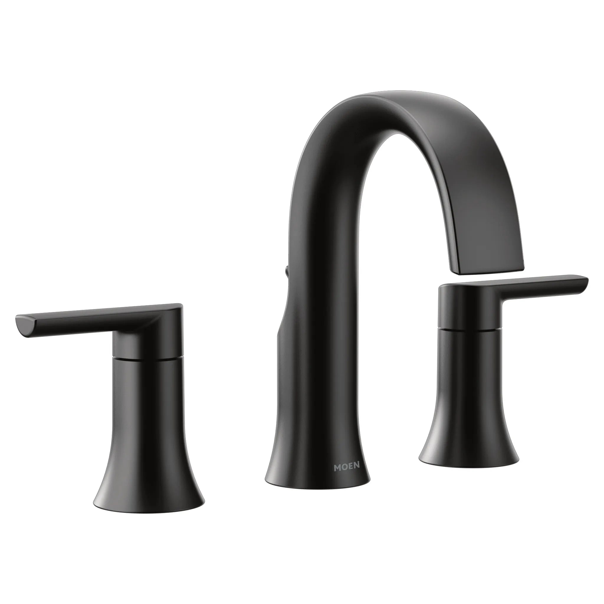 MOEN TVS6925BL Doux Two-Handle High Arc Bathroom Faucet - Matte Black