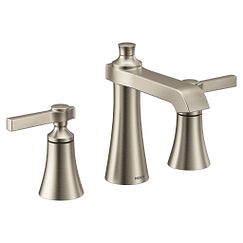 MOEN TS6984BN Flara  Two-Handle Bathroom Faucet In Brushed Nickel