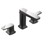 MOEN TS8002BLC Via  Two-Handle Bathroom Faucet In Matte Black/Chrome