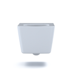 TOTO CT449CFG#01 Sp Wall-Hung Contemporary Square-Shape Dual Flush 1.28 And 0.9 Gpf Toilet With Cefiontect- Ct449Cfg#01 - Cotton White