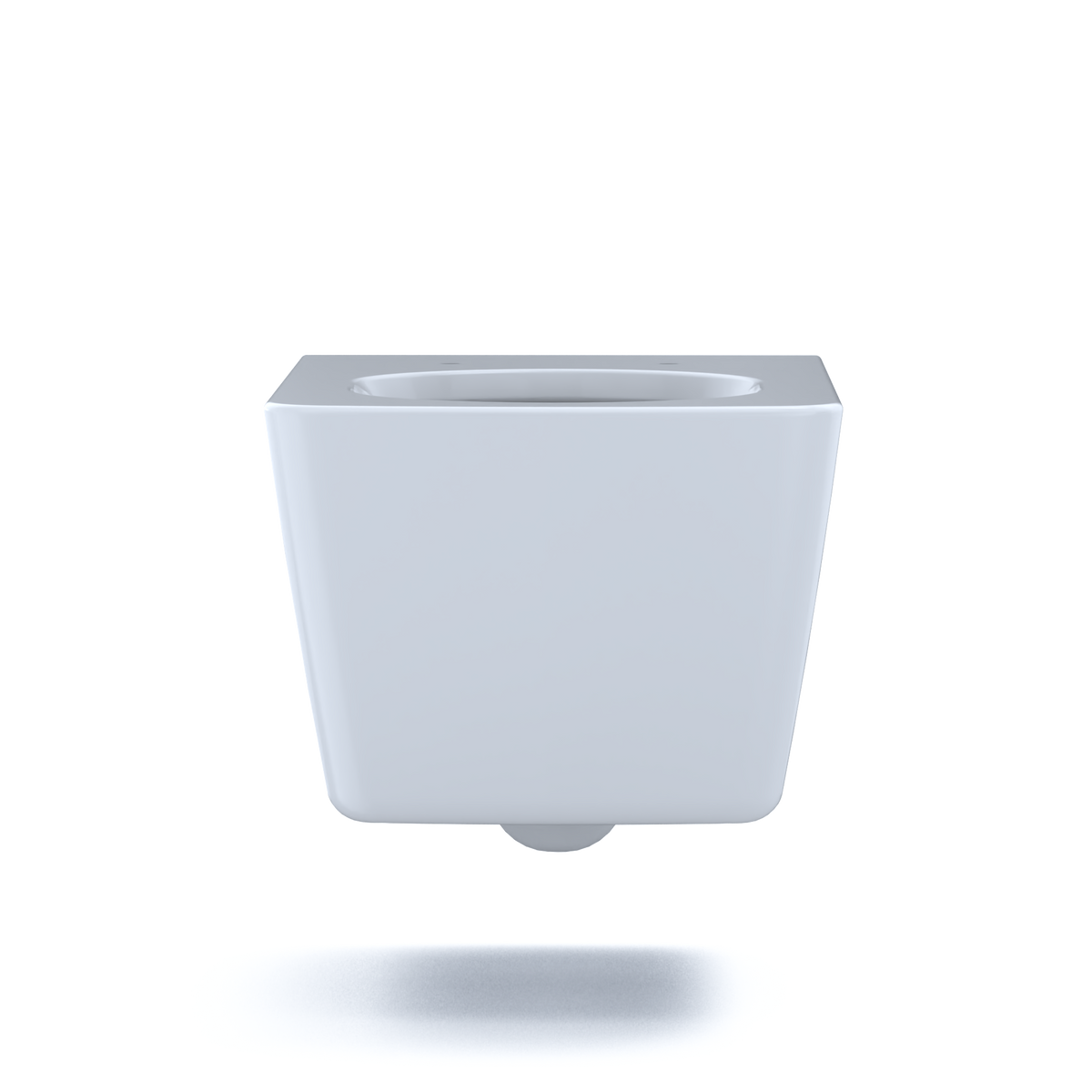 TOTO CT449CFG#01 Sp Wall-Hung Contemporary Square-Shape Dual Flush 1.28 And 0.9 Gpf Toilet With Cefiontect- Ct449Cfg#01 - Cotton White