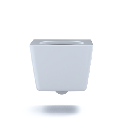 TOTO CT449CFG#01 Sp Wall-Hung Contemporary Square-Shape Dual Flush 1.28 And 0.9 Gpf Toilet With Cefiontect- Ct449Cfg#01 - Cotton White