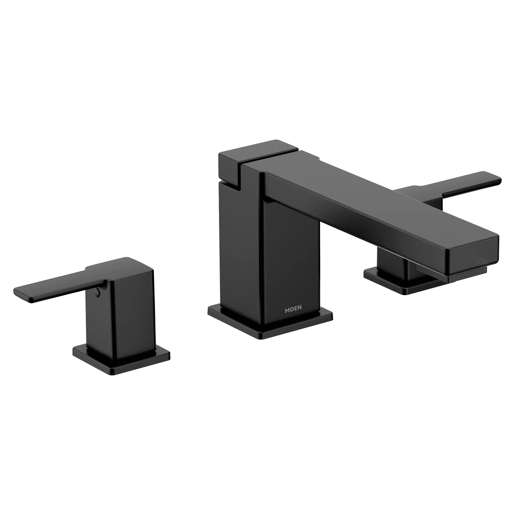 MOEN TS913BL 90 Degree Two-Handle High Arc Roman Tub Faucet - Matte Black