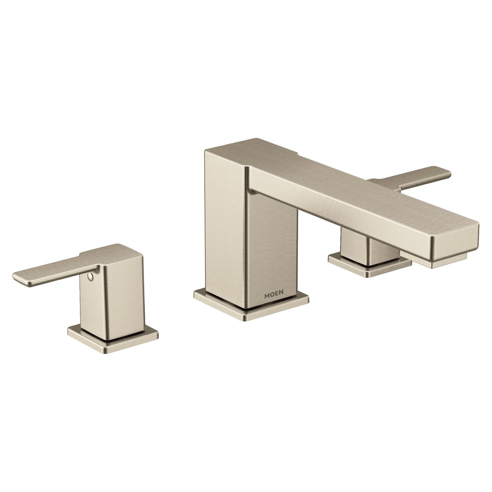 MOEN TS913BN 90 Degree Two-Handle High Arc Roman Tub Faucet - Brushed Nickel
