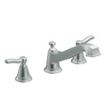 MOEN TS923 Rothbury Two-Handle Low Arc Roman Tub Faucet - Chrome