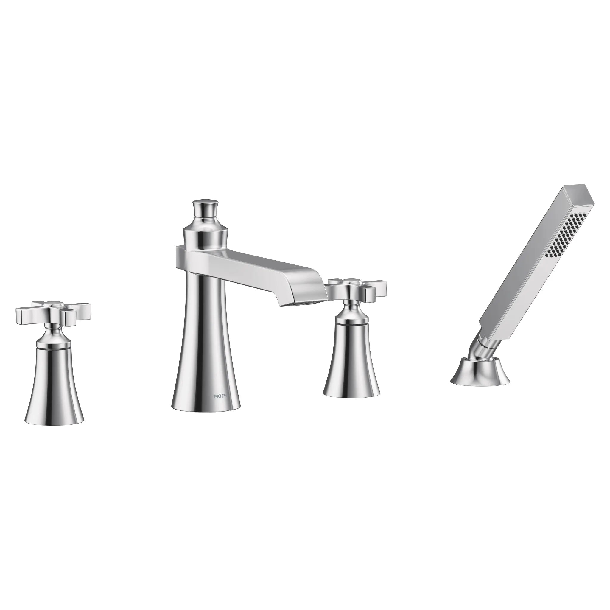 MOEN TS929 Flara Two-Handle High Arc Roman Tub Faucet - Chrome