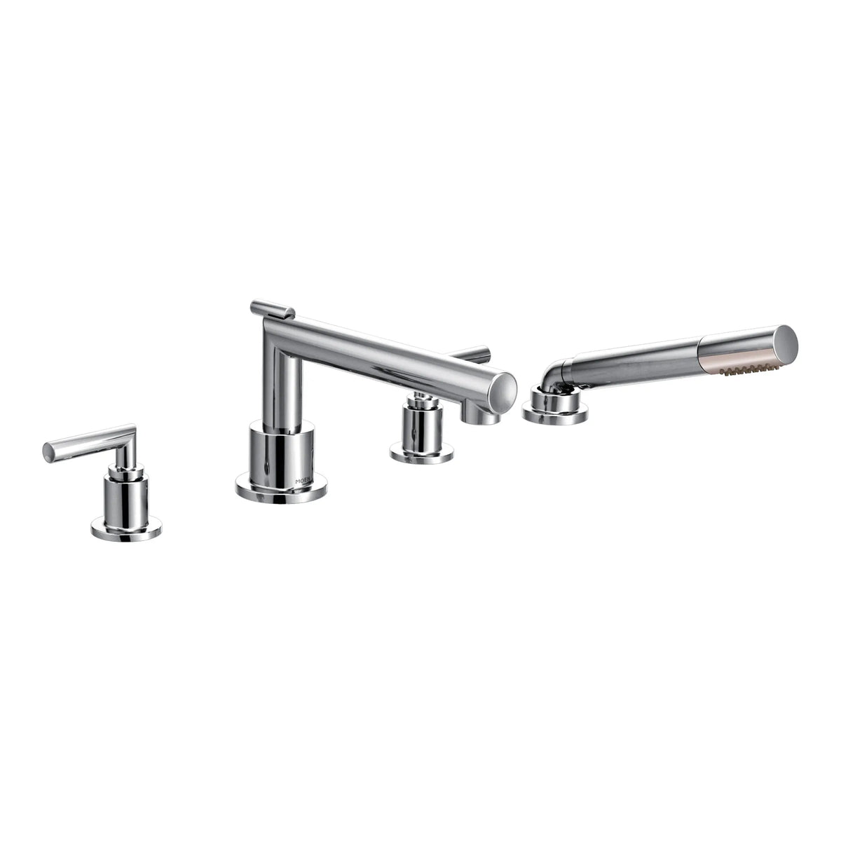 MOEN TS93004 Arris Two-Handle Diverter Roman Tub Faucet Including Handheld Shower - Chrome